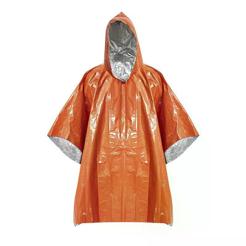 Survival Blanket Reflective - 4PCS Emergency Survival Rain Hot Poncho