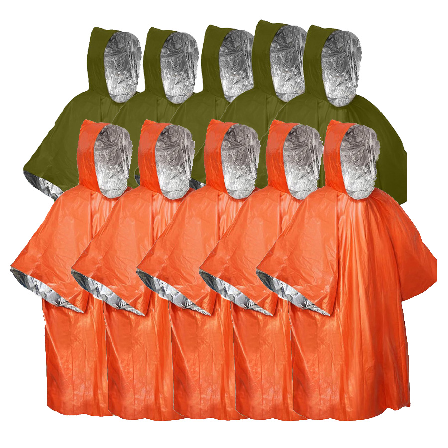 3/5-Pack Emergency Poncho Set  - Emergency Poncho Rain incelemesi ve fiyatı