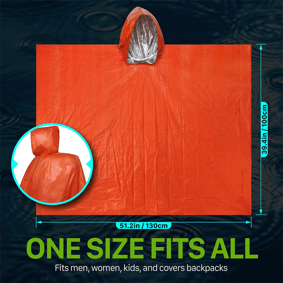 3/5-Pack Emergency Poncho Set  - Emergency Poncho Rain incelemesi ve fiyatı