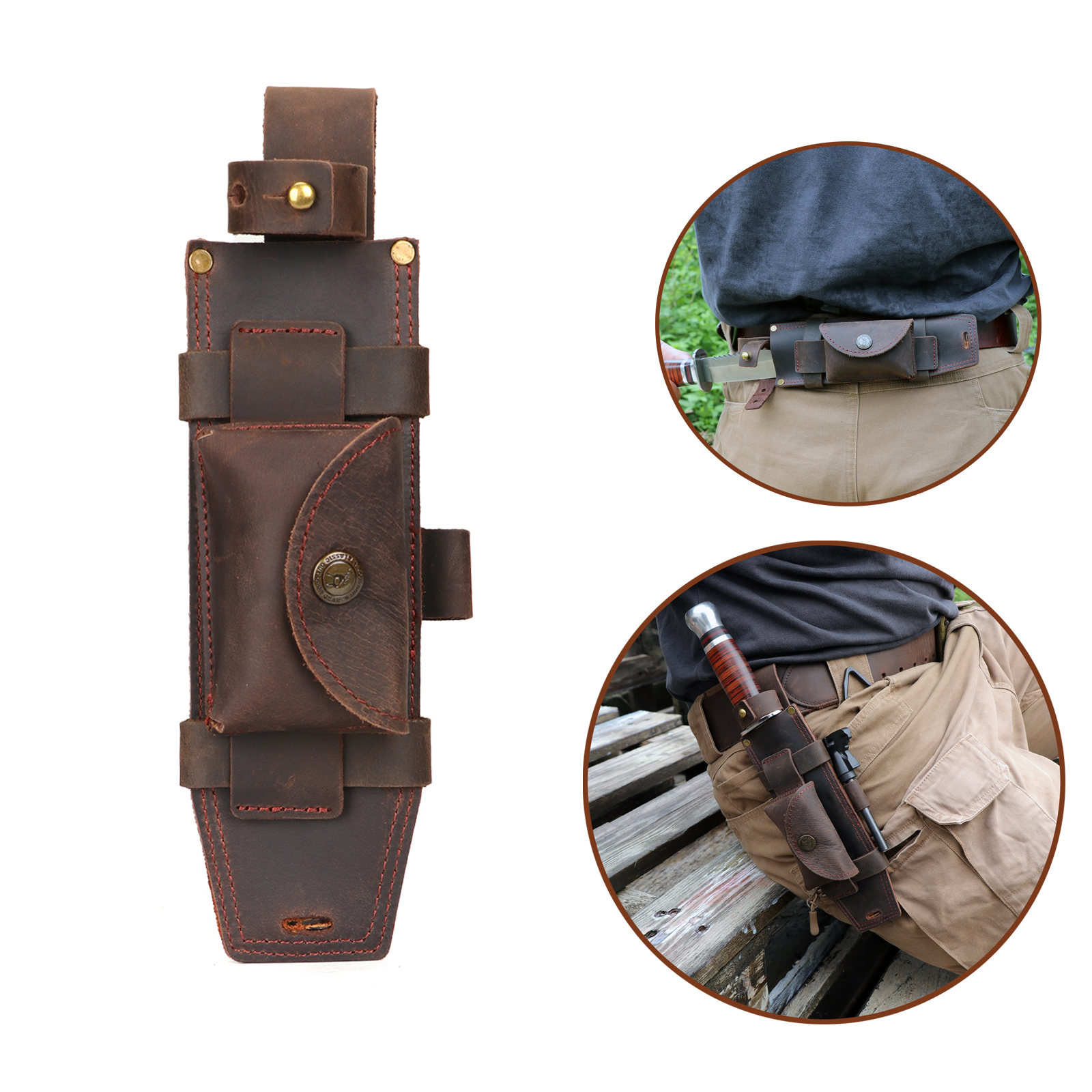 Tourbon Camping Leather thKnif - Bushcraft Knife Fixed incelemesi ve fiyatı