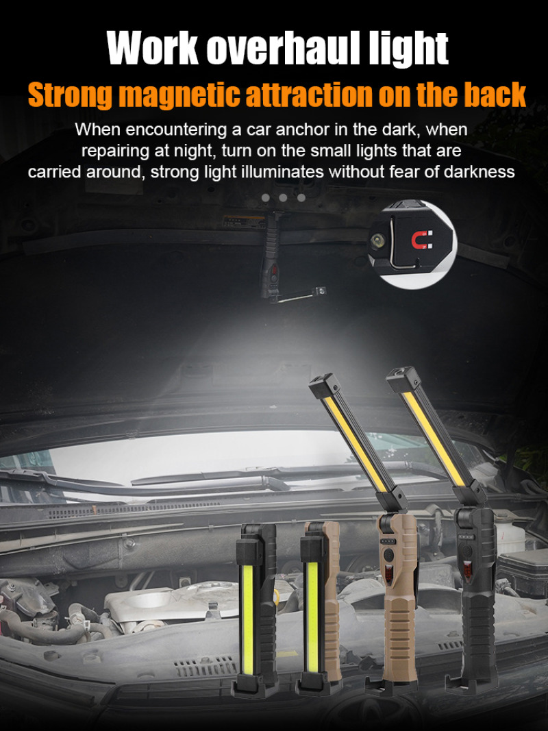 Folding COB XPE LED Work Light - Sos Light Strobe incelemesi ve fiyatı