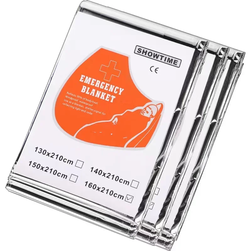 160*210cm 3 PCS Emergency Myra - Survival Blanket Reflective incelemesi ve fiyatı