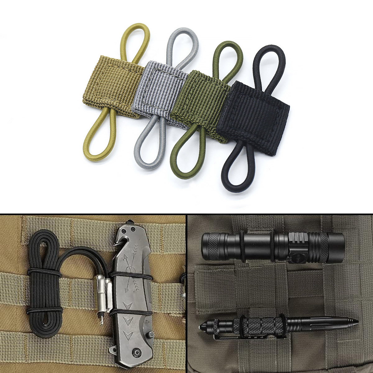 4/10pcs Molle Elastic Strap Ta - Fire Starting Kit incelemesi ve fiyatı