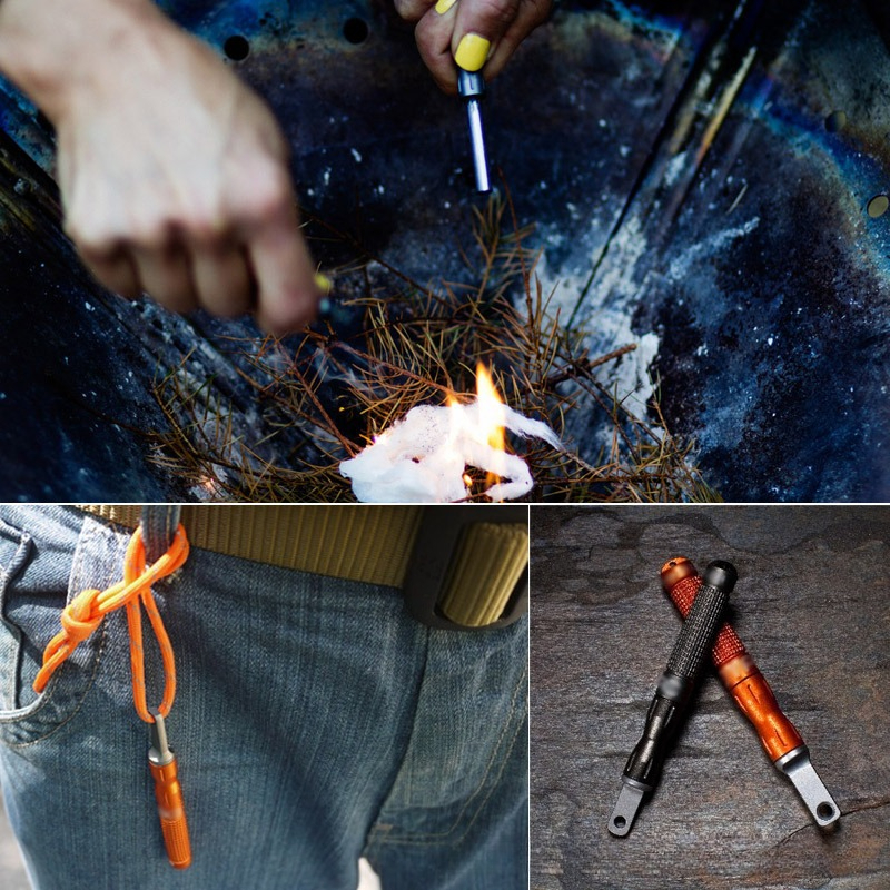 2PCS  Multifunctional Flint Wa - Magnesium Fire Starter incelemesi ve fiyatı