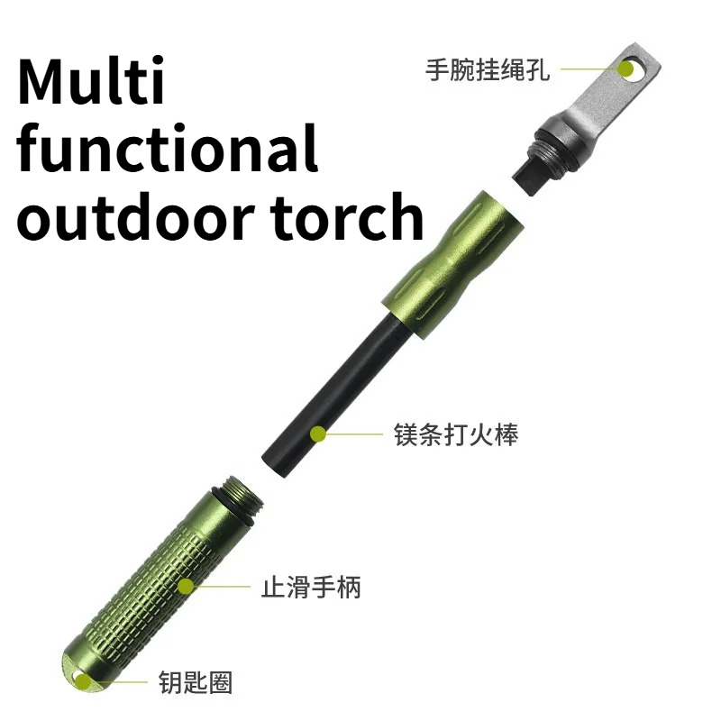 2PCS  Multifunctional Flint Wa - Magnesium Fire Starter incelemesi ve fiyatı