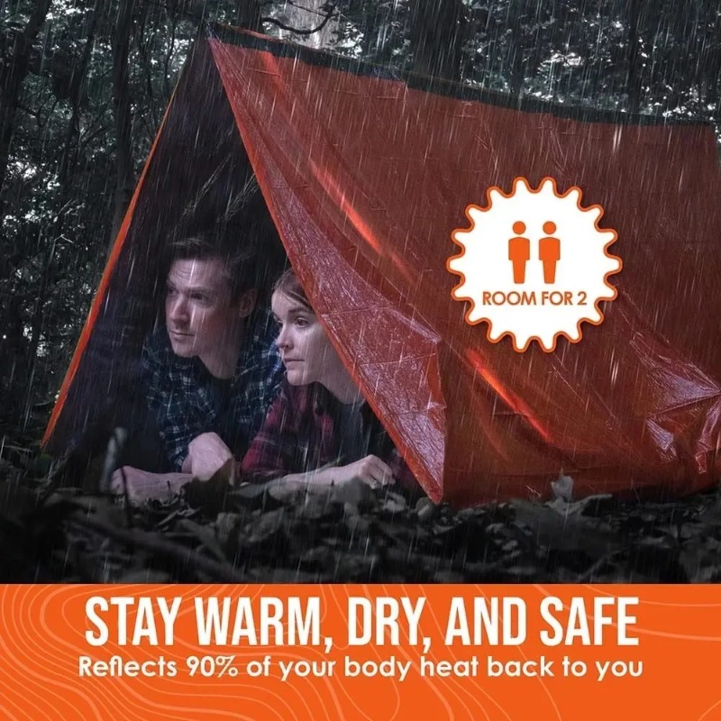 2 Person Emergency Shelter Biv - Emergency Mylar Tent incelemesi ve fiyatı