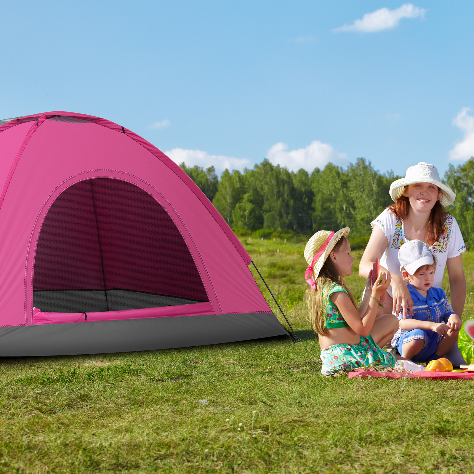 3 4 Person Camping Dome Tent W - Emergency Mylar Tent incelemesi ve fiyatı