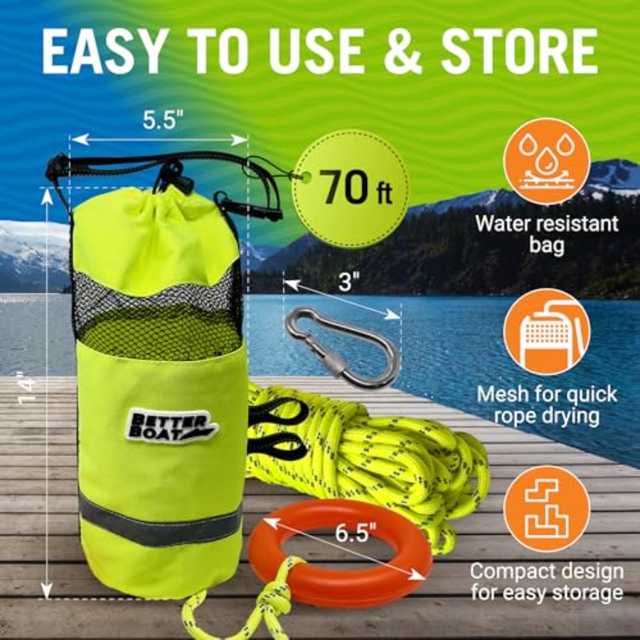 Water Throw Bag for Rescue Rop - Rescue Rope Throw incelemesi ve fiyatı