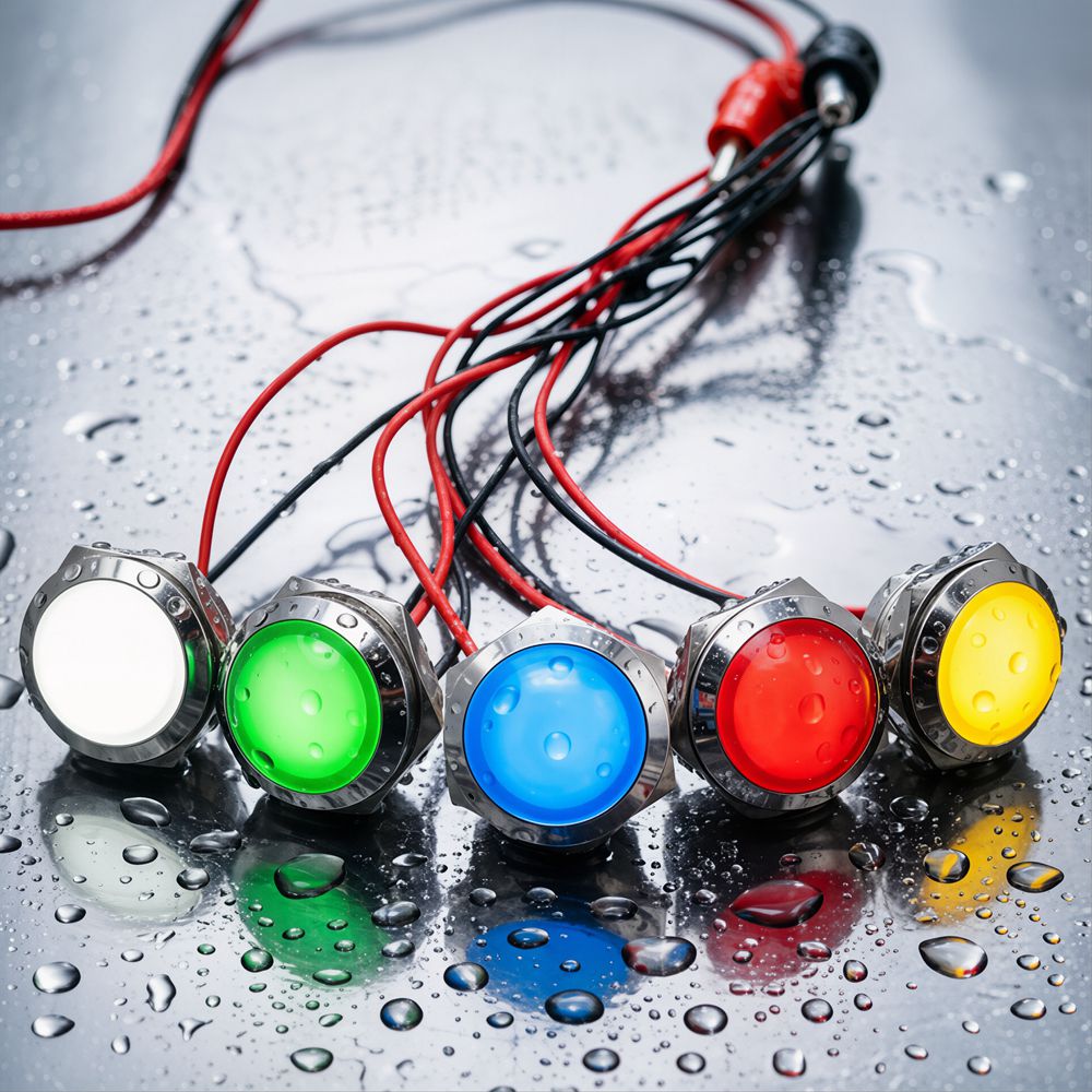 Metal LED Indicator Light 12mm - Signal Panel Orange incelemesi ve fiyatı