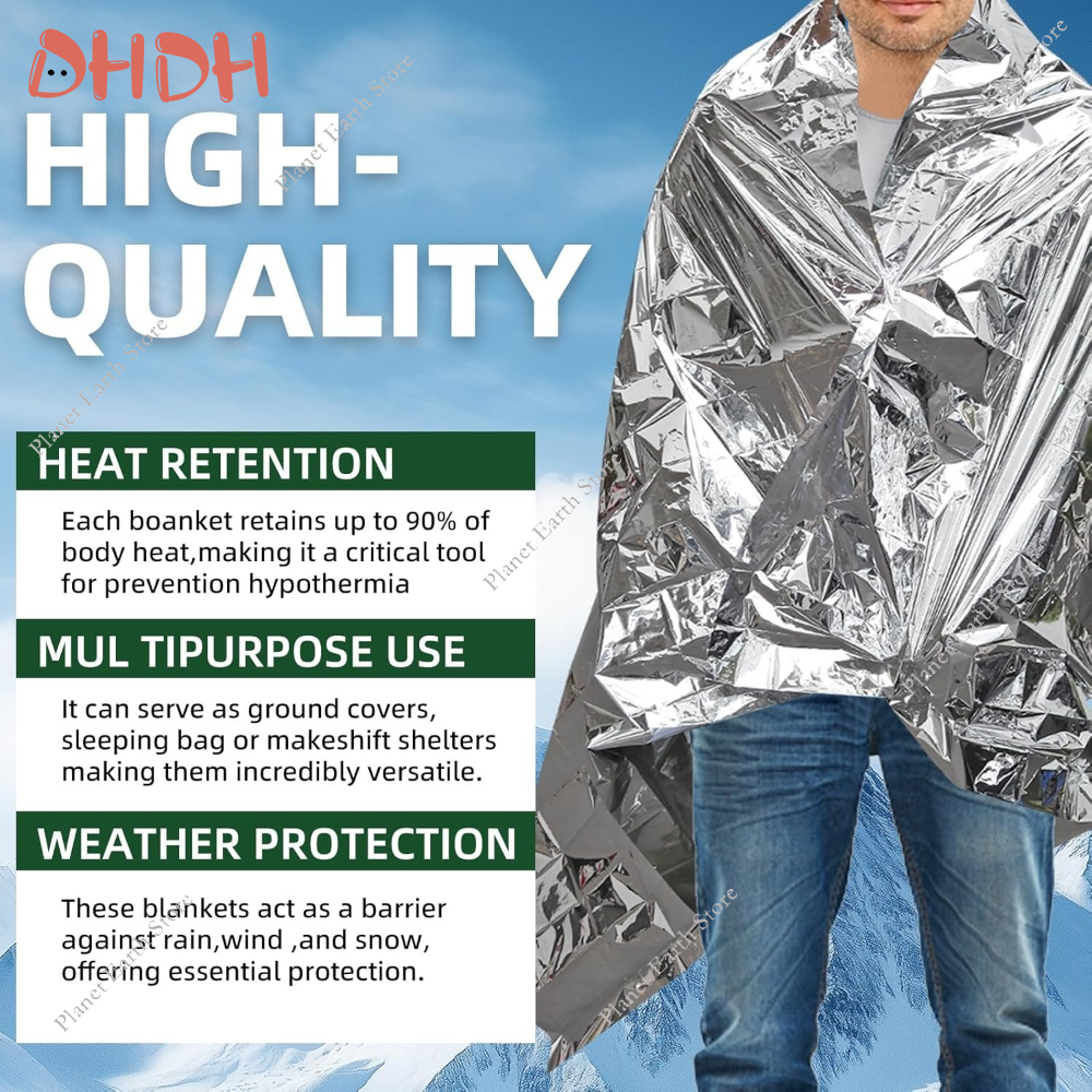 Emergency Thermal Blanket 5/10 - Survival Blanket Reflective incelemesi ve fiyatı