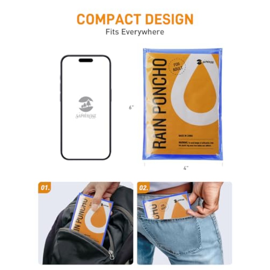 Disposable Rain Ponchos Emerge - Emergency Poncho Rain incelemesi ve fiyatı