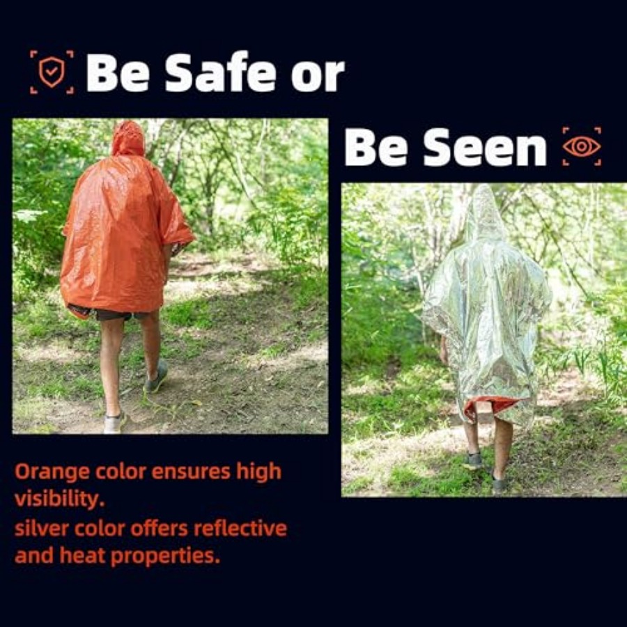 Thickened Emergency Rain Ponch - Emergency Poncho Rain incelemesi ve fiyatı
