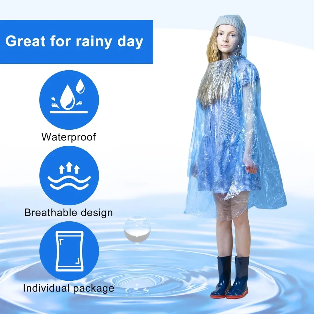 twoworld 30 Pcs Disposable Rai - Emergency Poncho Rain incelemesi ve fiyatı