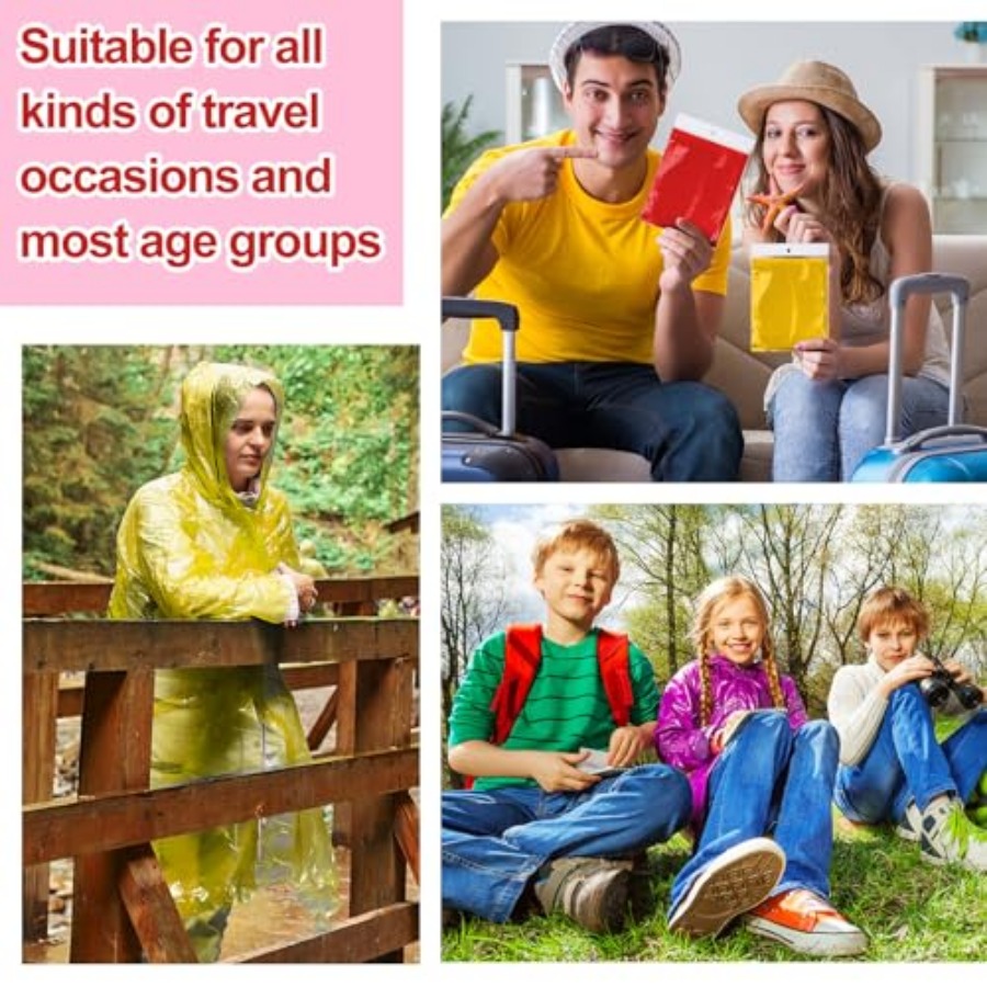 Handepo 100 Pack of Adult Rain - Emergency Poncho Rain incelemesi ve fiyatı