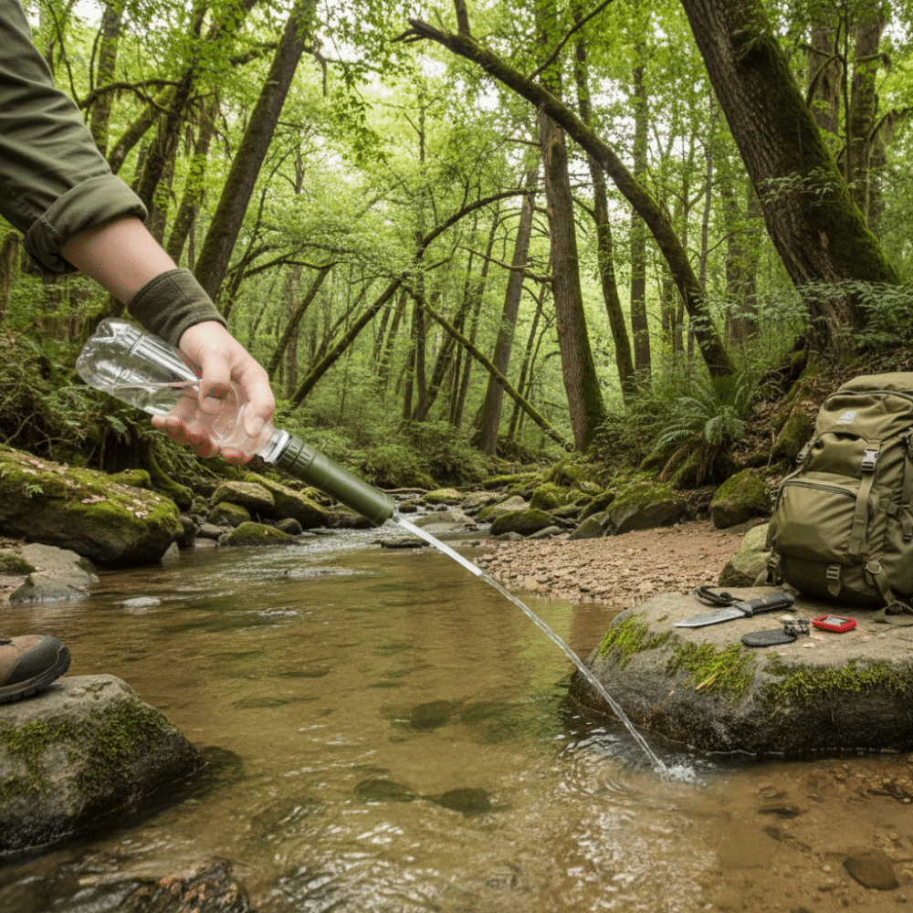 ABS Outdoor Mini Water Filter  - Water Purification Straw incelemesi ve fiyatı