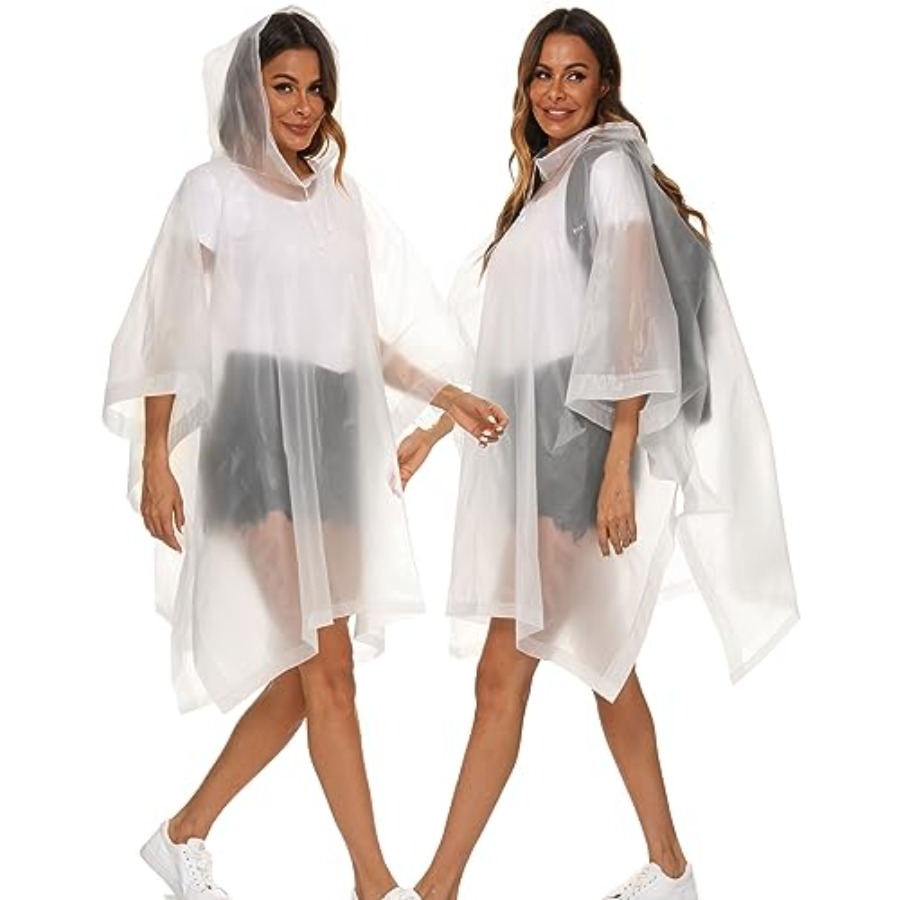 2 Pack Rain Ponchos for Adults - Emergency Poncho Rain incelemesi ve fiyatı