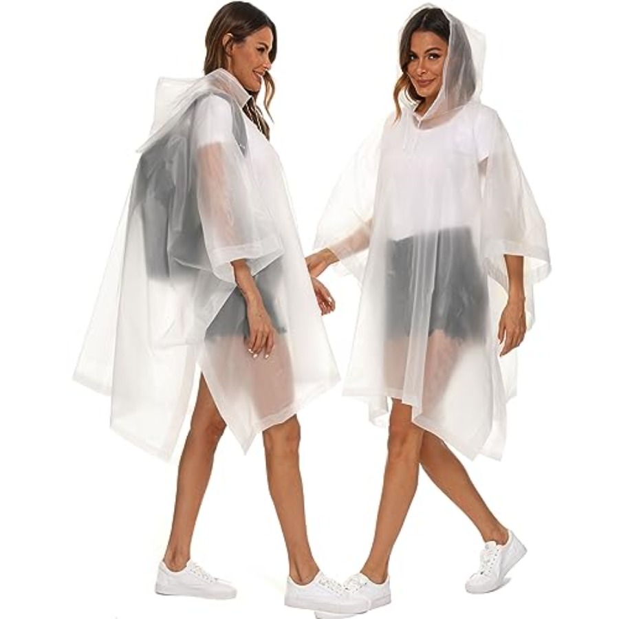 2 Pack Rain Ponchos for Adults - Emergency Poncho Rain incelemesi ve fiyatı