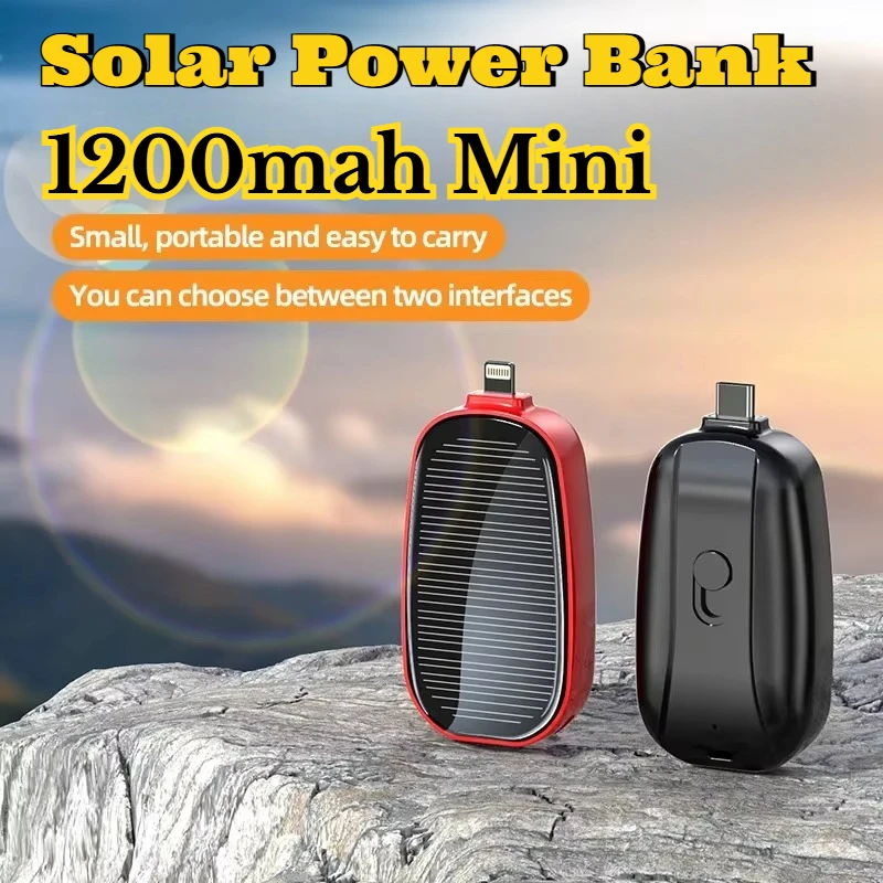 1200mAh Solar Mini Power Bank  - Solar Emergency Charger incelemesi ve fiyatı