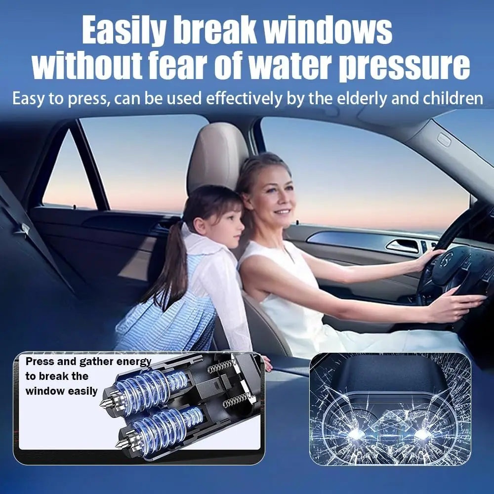 Car Safety Hammer 2-in-1 Windo - Rescue Rope Throw incelemesi ve fiyatı