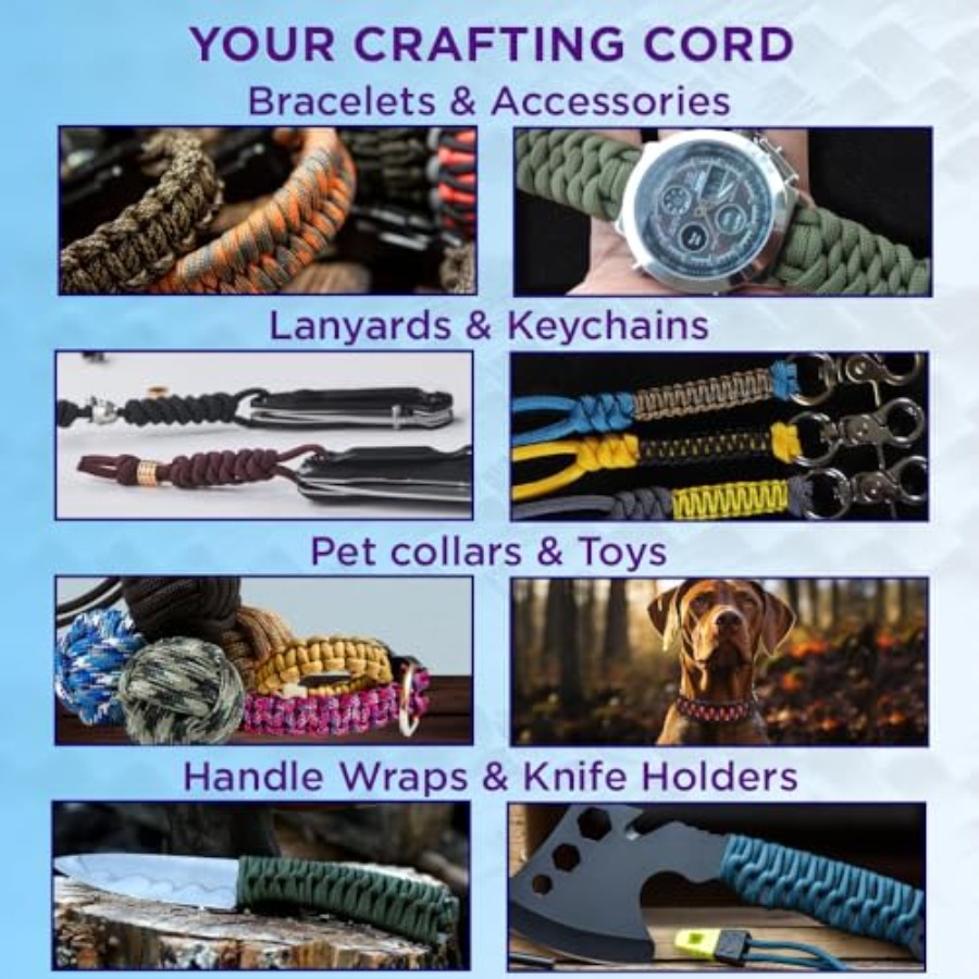 Reflective Paracord Rope 1000  - Para Cord 1000Ft incelemesi ve fiyatı