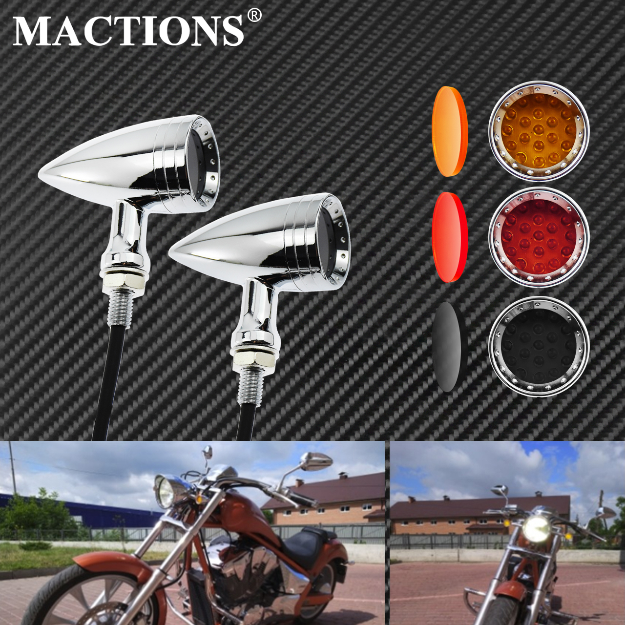 Motorcycle LED Turn Signal Bul - Signal Panel Orange incelemesi ve fiyatı