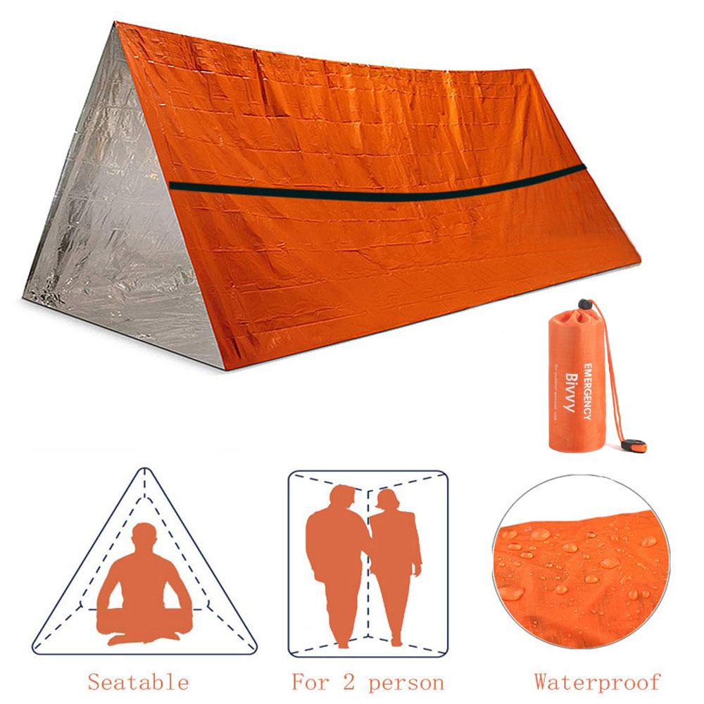 2 Person Emergency Shelter Biv - Emergency Mylar Tent incelemesi ve fiyatı