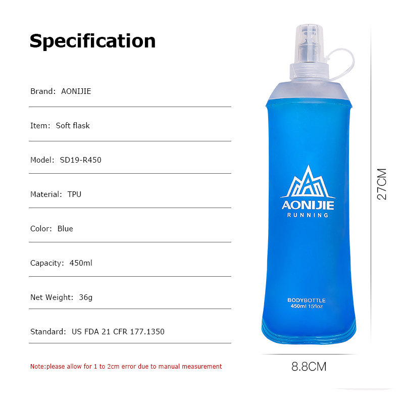 AONIJIE SD19 R450 Soft Flask F - Water Bag Collapsible incelemesi ve fiyatı