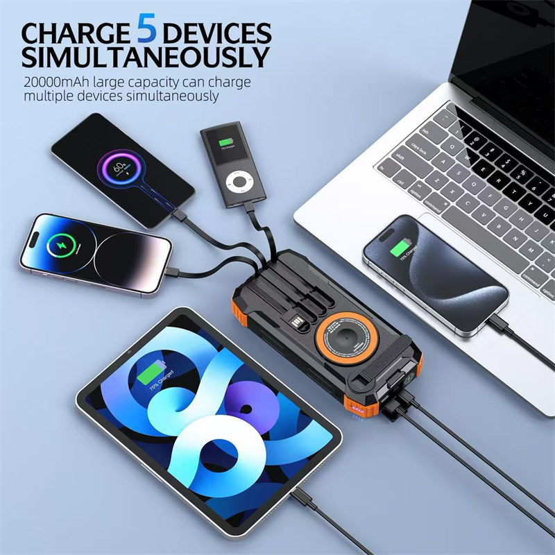 20000mAh Hand Crank Solar Powe - Solar Emergency Charger incelemesi ve fiyatı