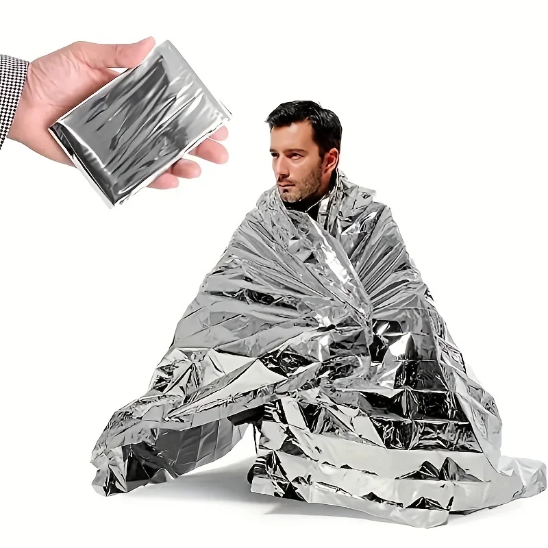 1pcs Outdoor survival portable - Survival Blanket Reflective incelemesi ve fiyatı