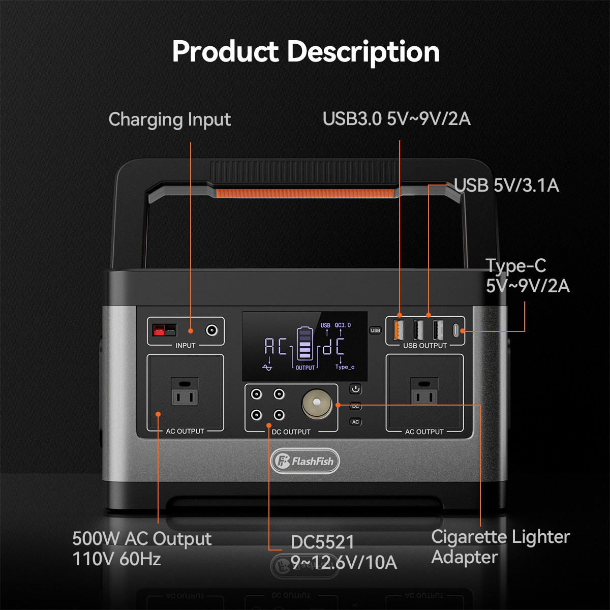 FF FlashFish P63 Portable Powe - Solar Emergency Charger incelemesi ve fiyatı