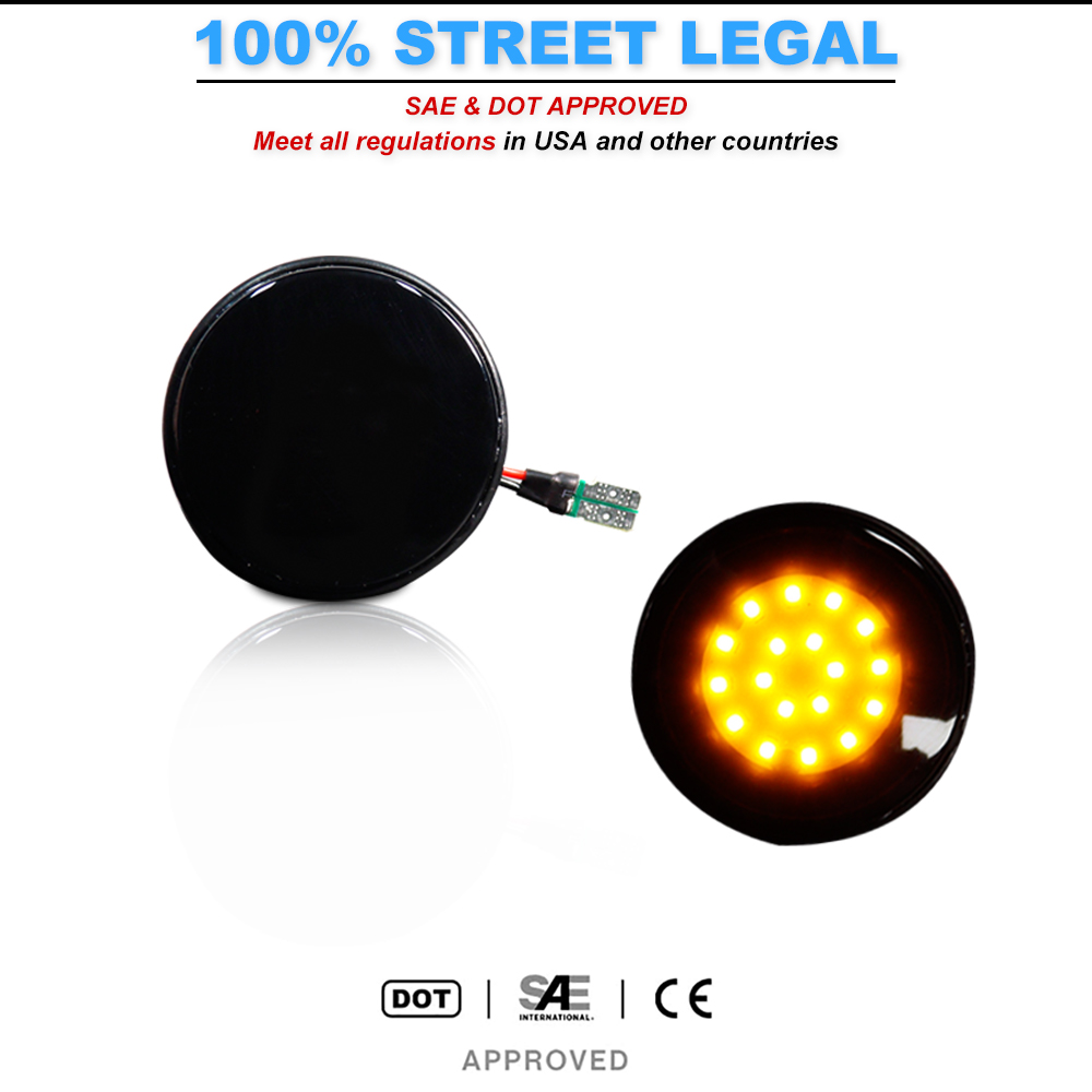 2pcs iJDM LED Front Side Marke - Signal Panel Orange incelemesi ve fiyatı