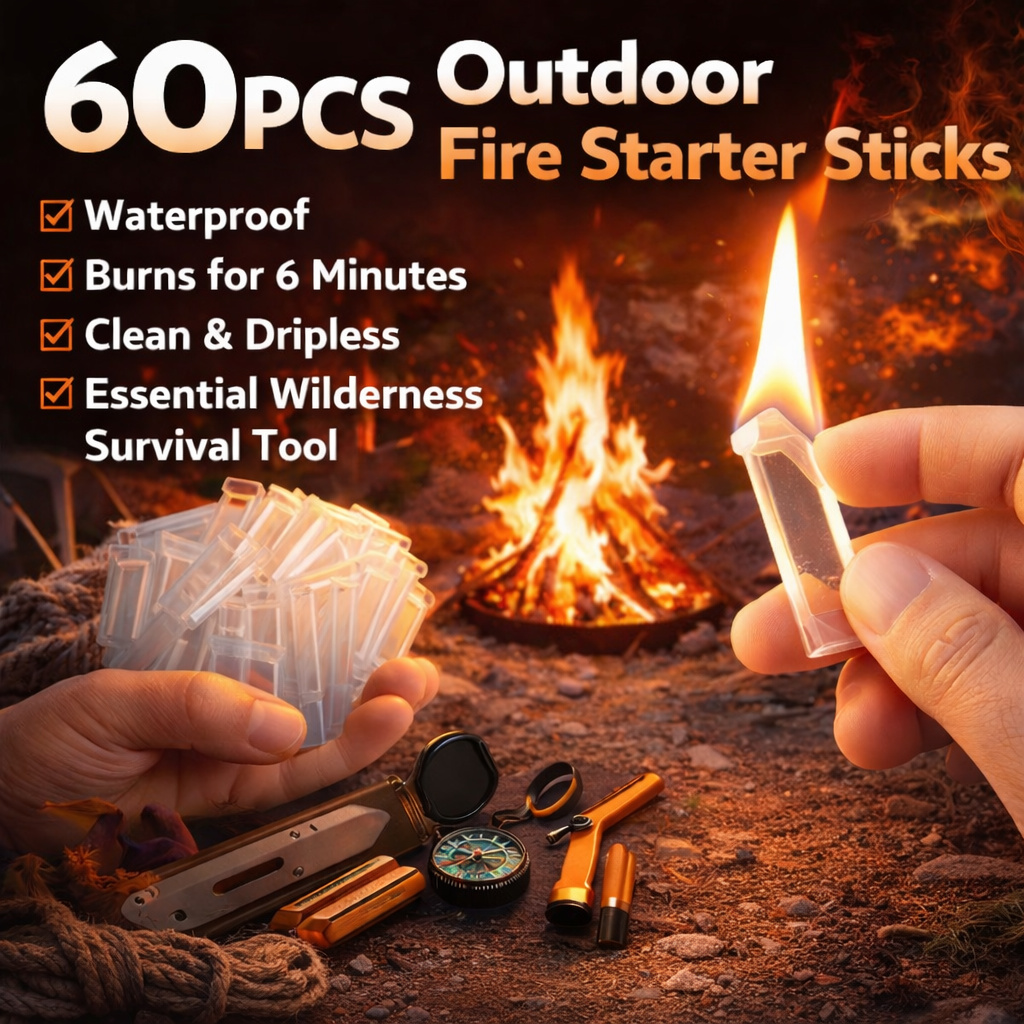 60PCS Waterproof Fire Starter  - Fire Starting Kit incelemesi ve fiyatı