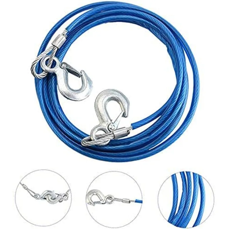 Car Towing Rope 3-7 Tons Steel - Rescue Rope Throw incelemesi ve fiyatı