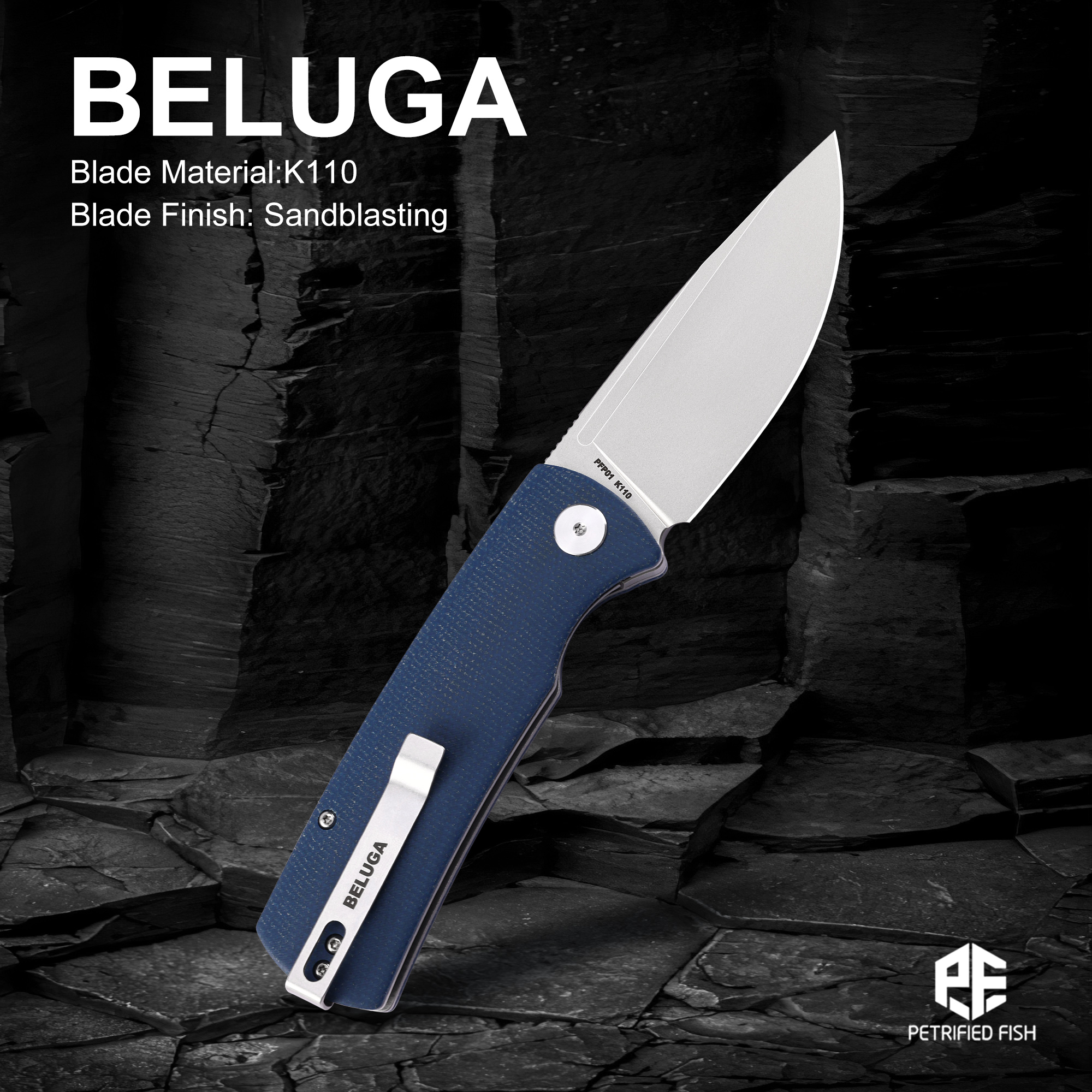 Petrified Fish Beluga PFP01 Qu - Bushcraft Knife Fixed incelemesi ve fiyatı