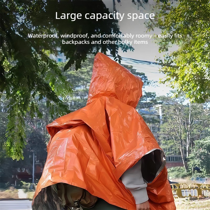 1-10PCS Emergency Blanket Ponc - Survival Blanket Reflective incelemesi ve fiyatı