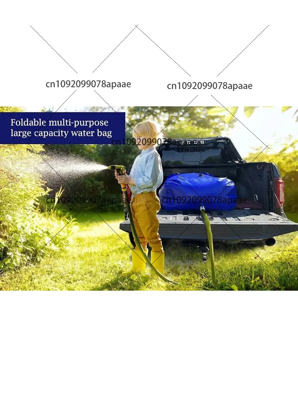 110L PVC Water Storage Bag, Po - Water Bag Collapsible incelemesi ve fiyatı