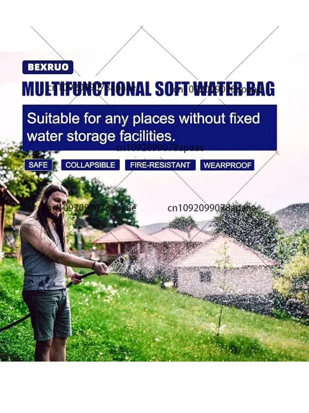 110L PVC Water Storage Bag, Po - Water Bag Collapsible incelemesi ve fiyatı